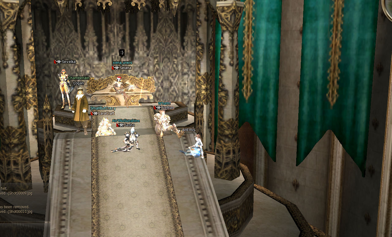 Aden Castle and visitors Gracia Final Photo Gallery Lineage 2 Scarlet
